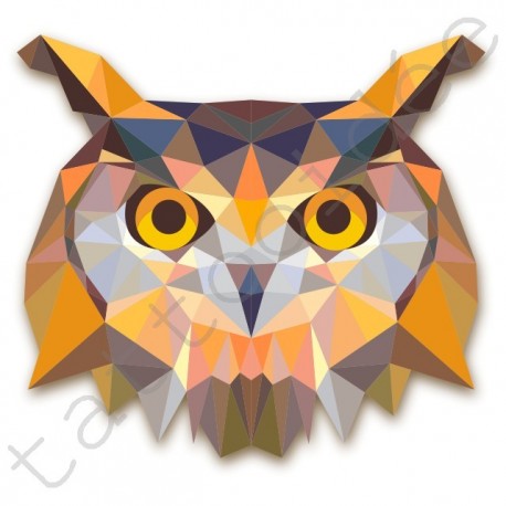 Sowa z trójkątów