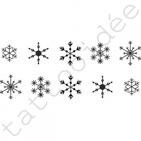 Na Paznokcie - Śnieżynki