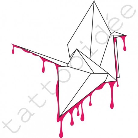 Łabędź Ociekający Origami