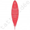 Piórko (typ B) czerwone